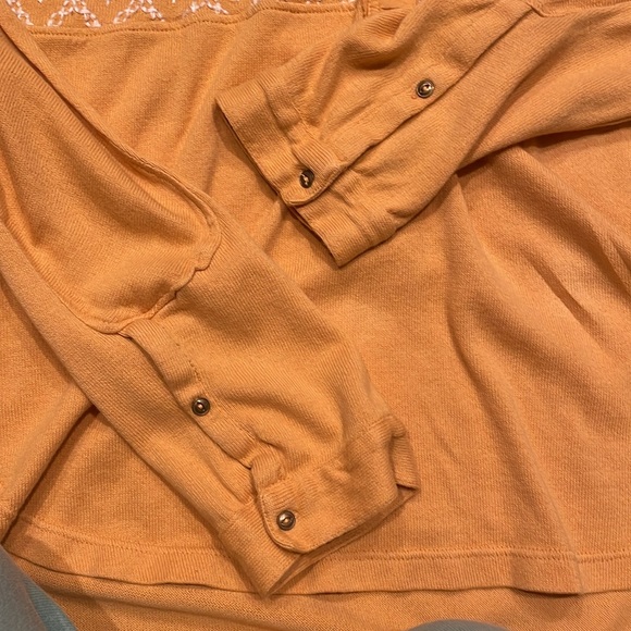 Free People Henley Embroidered Long Sleeve - Picture 9 of 13